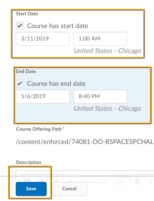 How do I modify the start and end date of my course? – Welcome to ...