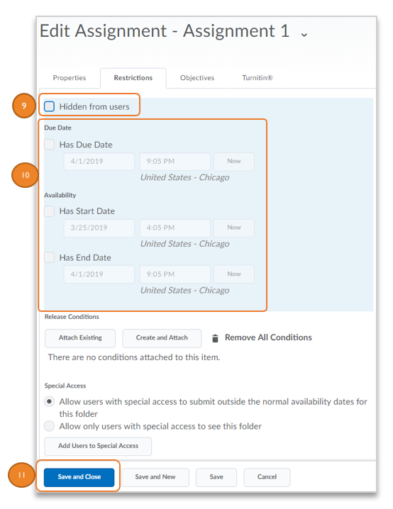 assignment locator tool