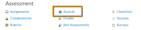 image of course admin>awards